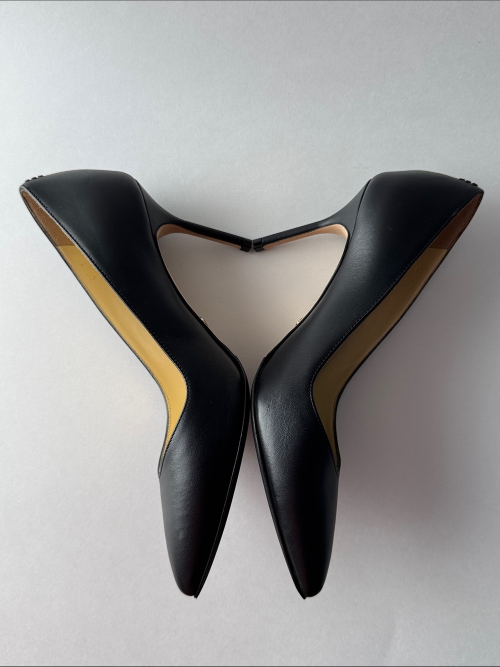 BRAND NEW Sarah Flint Perfect Pump 85 in Black Calf - Classic Pointed-Toe Heel - Picture 11 of 16